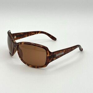 Serengeti Brea Womens Tortoise Sunglasses Frames ONLY Brown Lens Scratched Italy